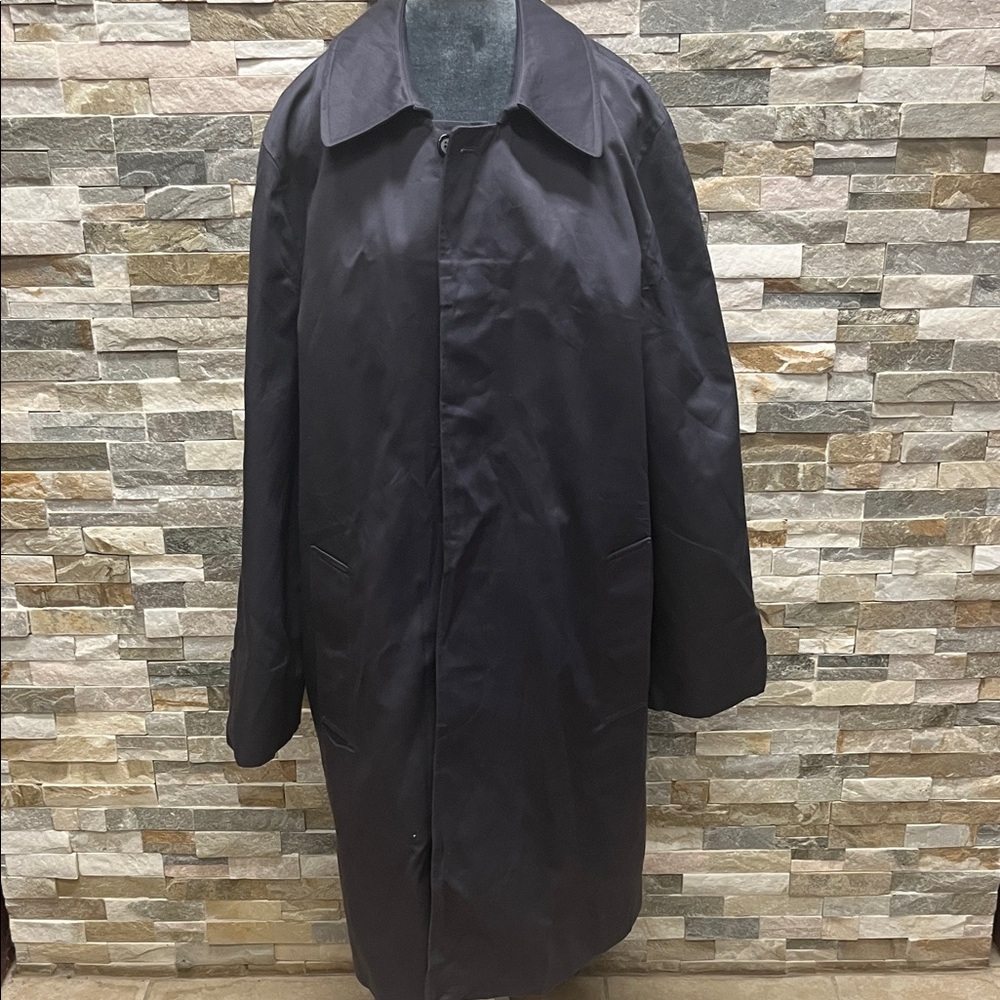 WILLIAM WALLACE Men's Black Overcoat